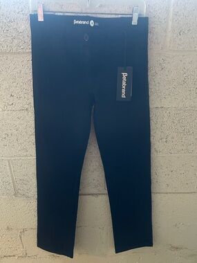 Betabrand Black Ponte Pull-On Pants